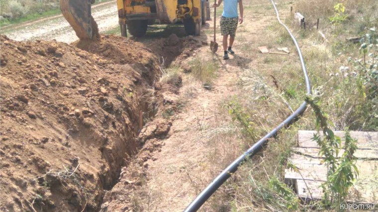 В деревне Козыльяры Тегешевского сельского поселения по программе «Инициативное бюджетирование» строится водопровод