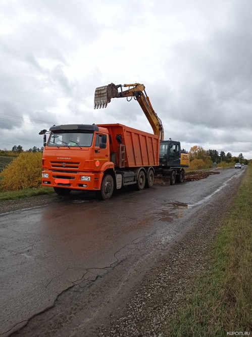 В селе Тобурданово Канашского района приступили к восстановлению дорог, разрушенных при строительстве М-12