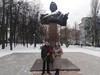 Возложение цветов к памятнику выдающегося чувашского поэта Михаила Сеспеля