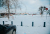 Заезд на Красную площадь в Чебоксарах надежно защищен боллардами
