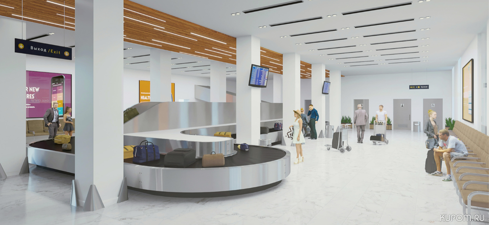 В конце 2022 года планируется завершение реконструкции здания аэровокзала